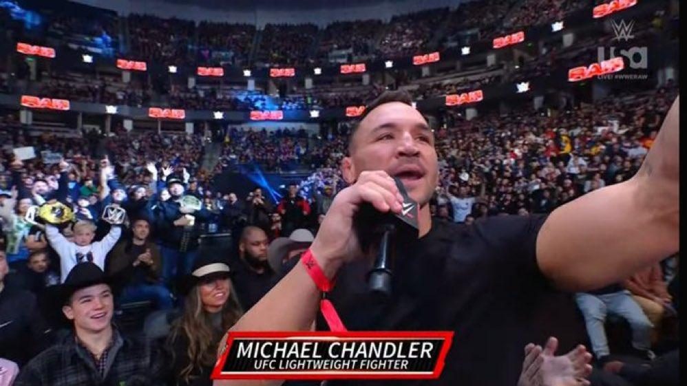 Michael Chandler será el enforcer especial en el combate unsanctioned de NXT