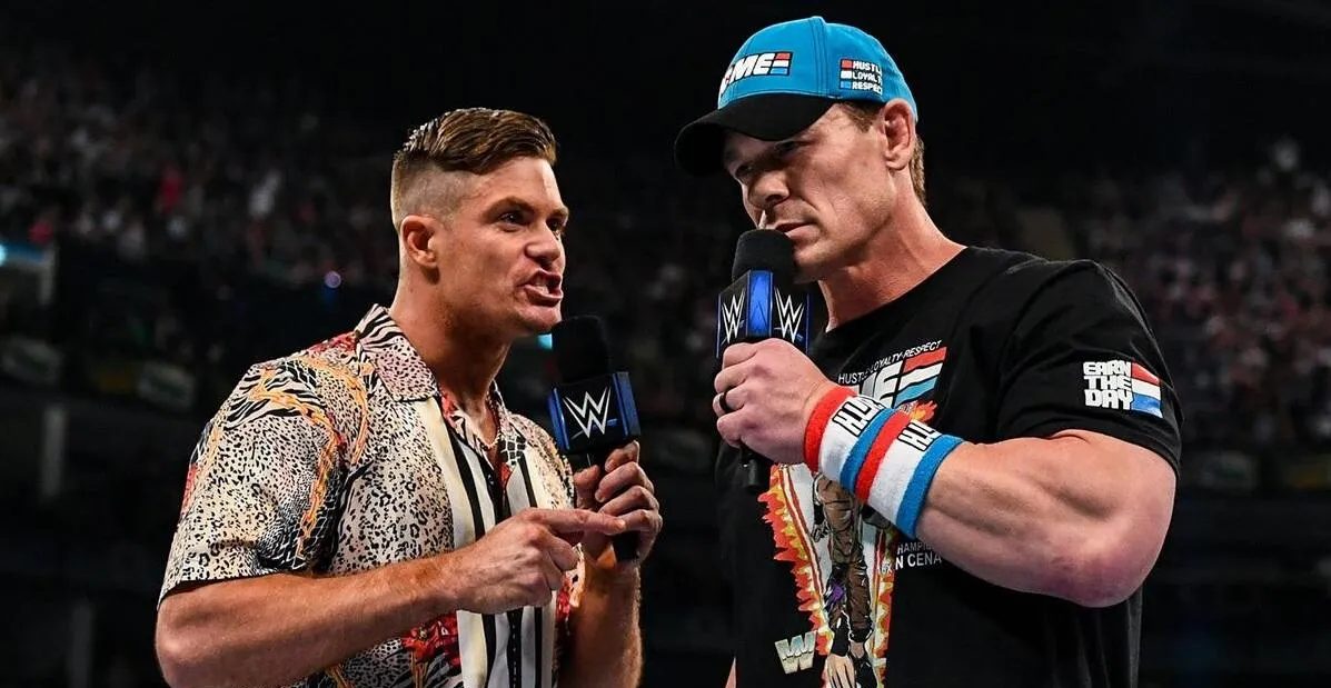 Grayson Waller mocks NXT stars for marking out over John Cena