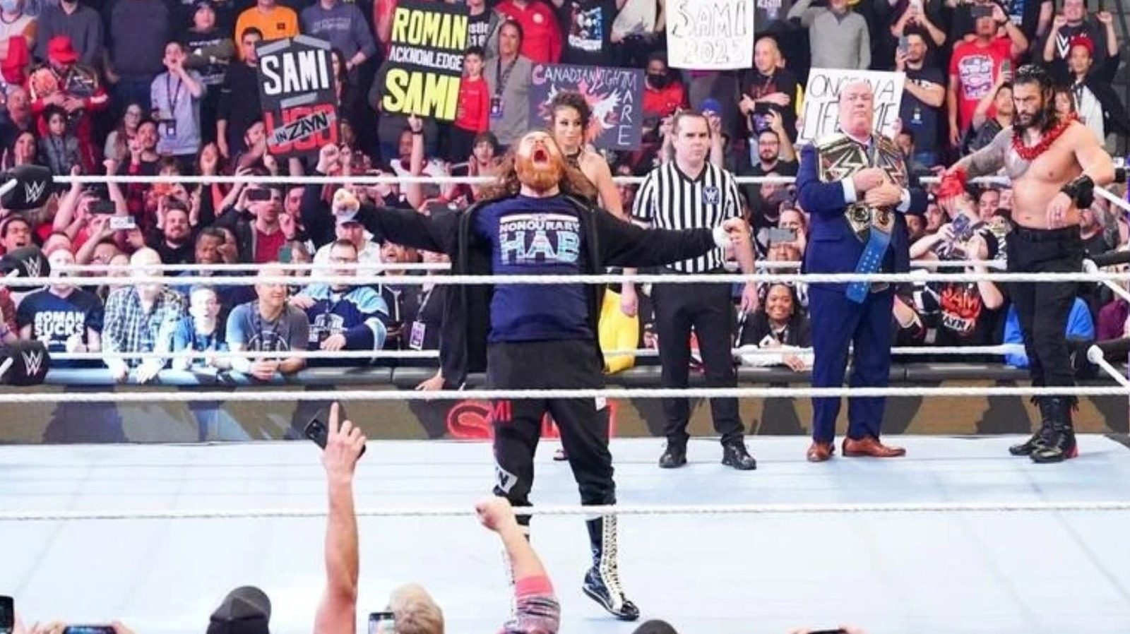 Sami Zayn Reflects On Losing To Roman Reigns At Elimination Chamber
