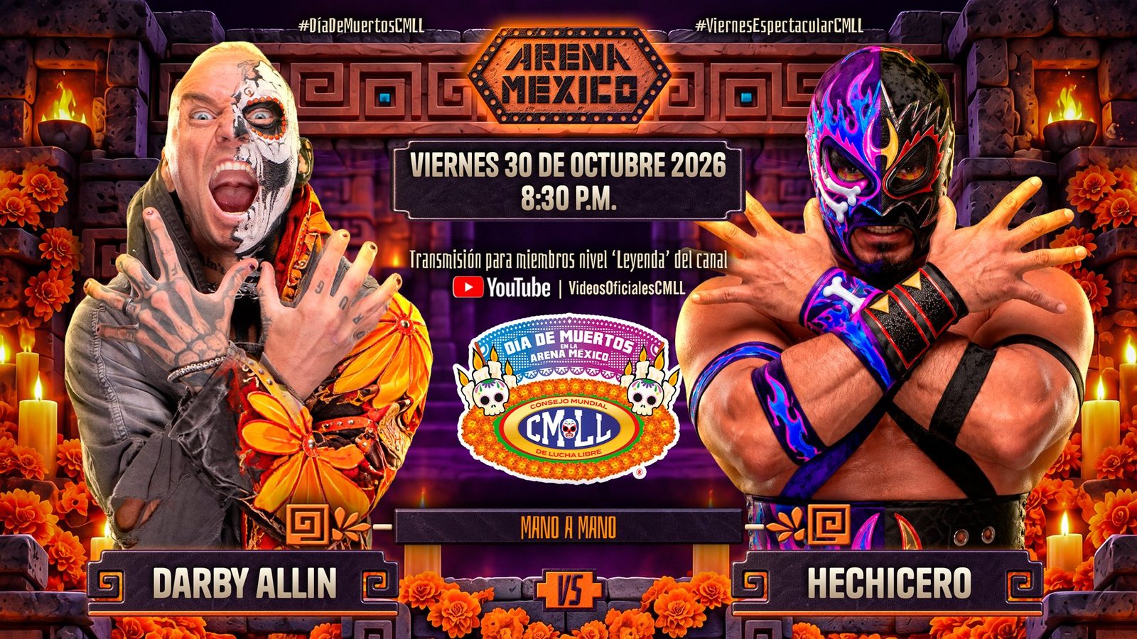 Darby Allin se enfrentará a Hechicero en Arena México