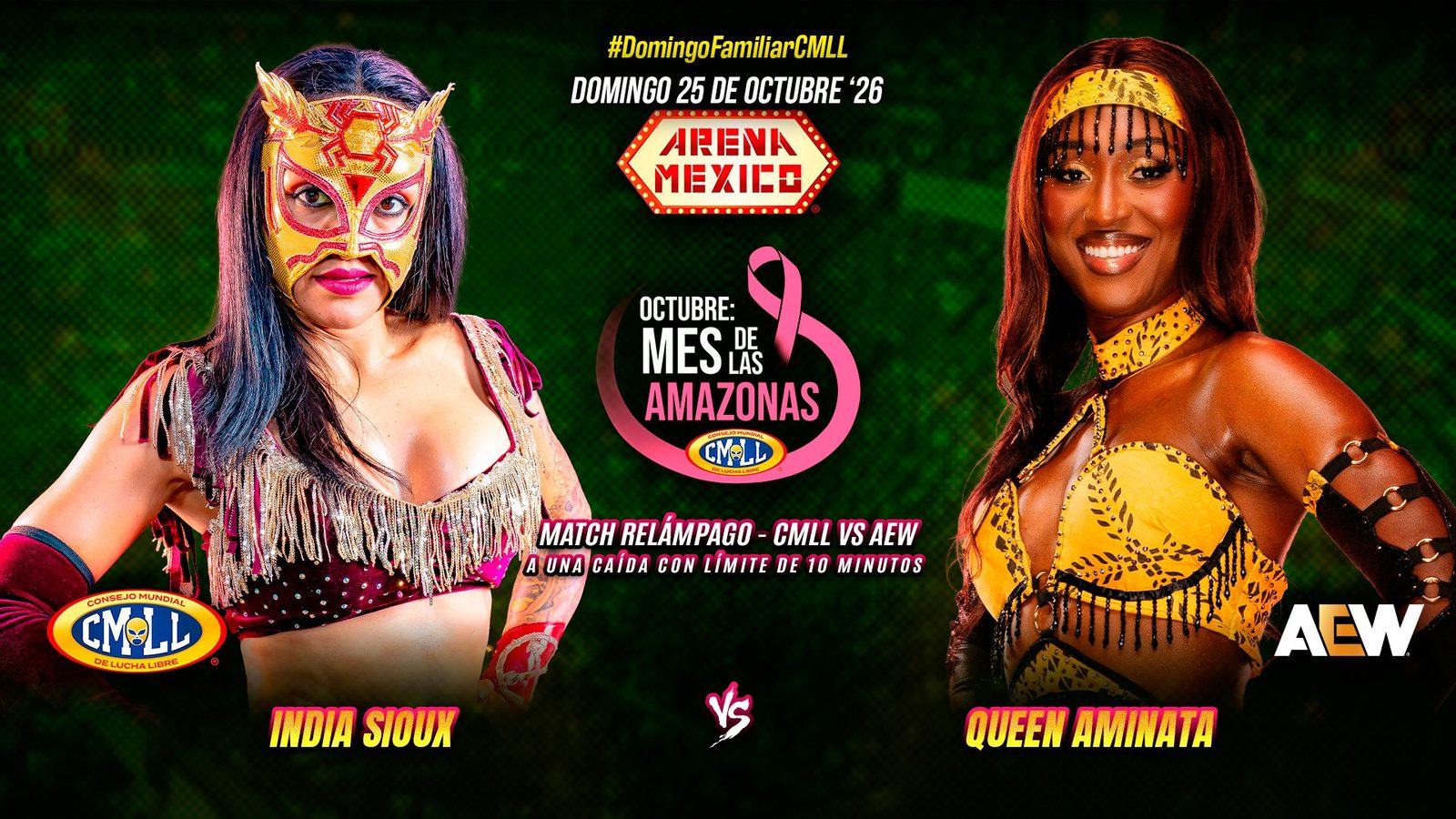 Resultados de CMLL Domingo Familiar en la Arena México