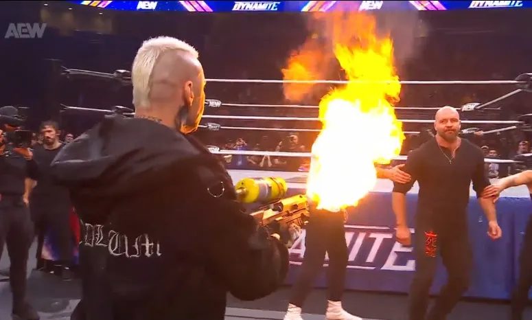Steven Borden aids Darby Allin TNT title retention