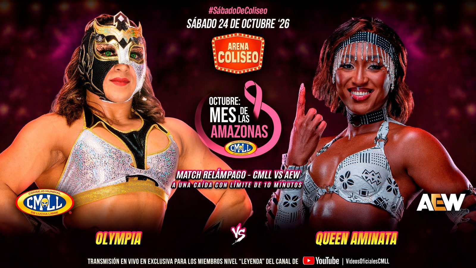 CMLL Sábado De Coliseo Results (10/24/26)