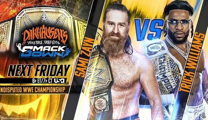SmackDown Lineup Features Three Title Matches