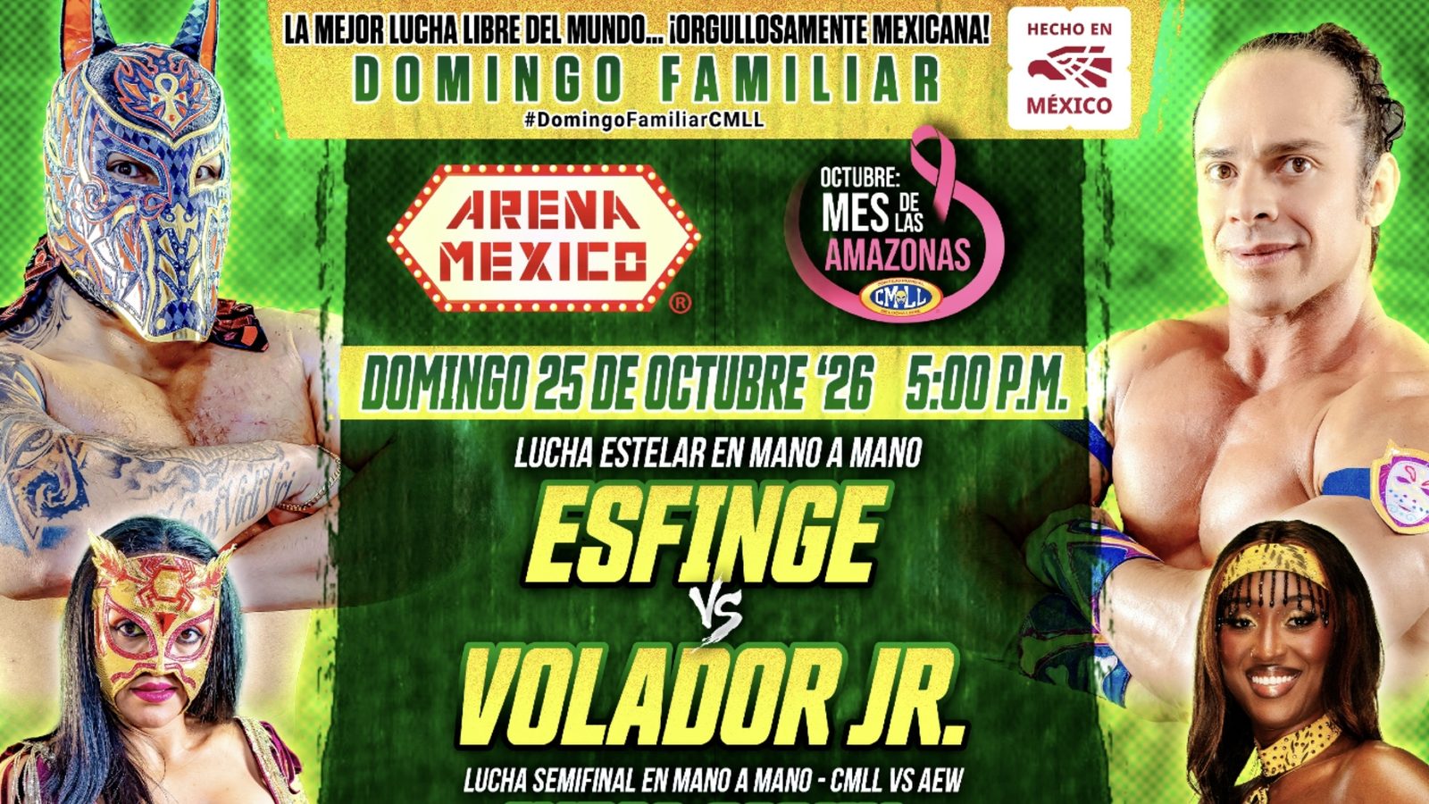 CMLL Announces Full Domingo Familiar Card